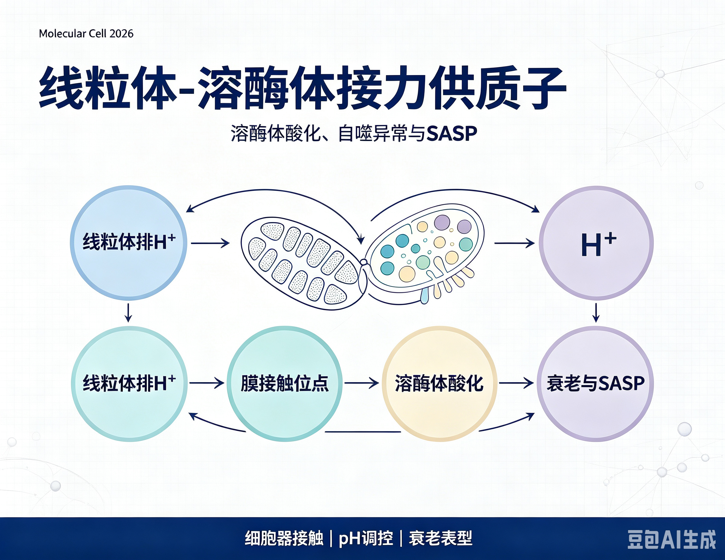 溶酶体的酸从哪里来？Molecular Cell提出线粒体&mdash;溶酶体&ldquo;接力供质子&rdquo;