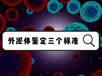 外泌体鉴定的三个标志与应用